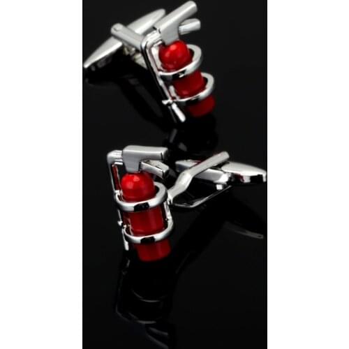 XK215 High quality mens shirts Cufflinks firefighters fire extinguisher Cufflinks brand of mens clothing tool accessories