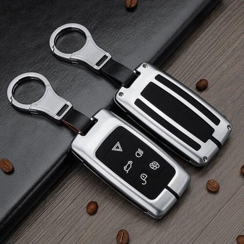 Galvanized Alloy key case cover protective shell for Land Rover FREELANDER DISCOVERY RANGE ROVER Range Rover Evoque Jaguar