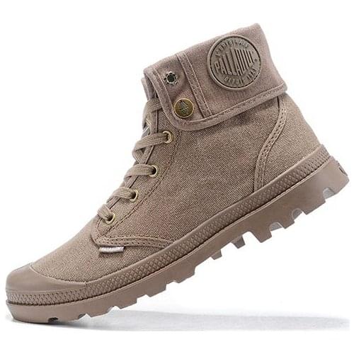 PALLADIUM Women 2019 Light brown Low Boots Canvas Casual Shoes Spring and Autumn Sneakers Women Boots Size 35-39