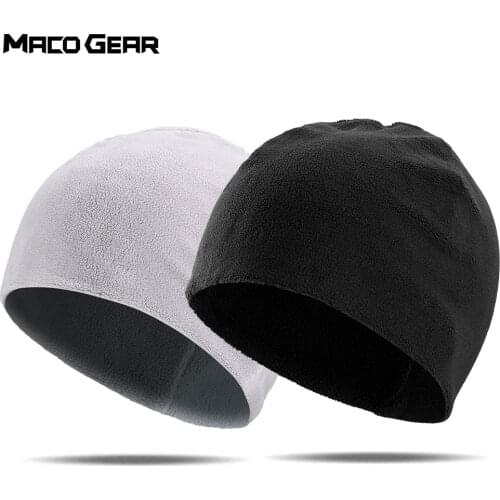 Winter Cap Warmer Hats Snowboard Cationic Polar Fleece Thermal Sports Running Hunting Beanie Hat Soft Skiing Cycling Men Women