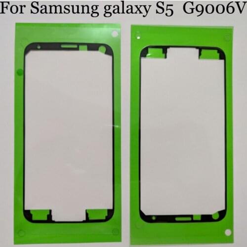 5pcs Original new For Samsung GALAXY S 5 G9006V Glue Adhesive For Samsung S5 Front LCD Display Frame Bezel Sticker