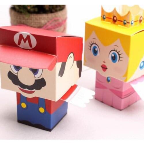 50pcs/lot Personality Princess Candy Box Bride And Groom Sweet Box Wedding Party Favor Gift Cartoon Chocolate Boxes Boite Cadeau