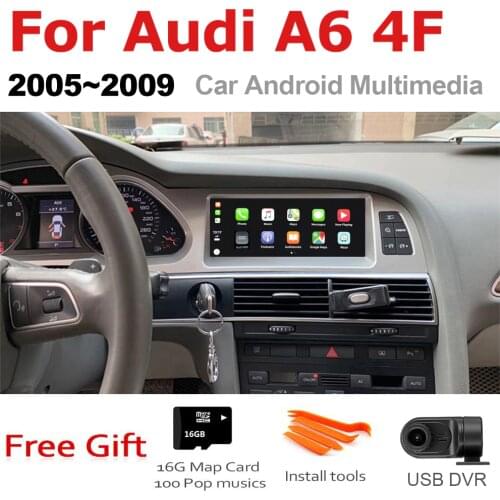 TBBCTEE Car Android For Audi A6 4F 2005 2006 2007 2008 2009 MMI 2G 3G GPS Navigation Radio Android Auto Hi-Fi Multimedia player