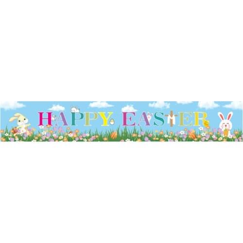 Banners Curtain Easter Porch Sign Flag Holiday Party Supplies Poster Secure High Quality Create Atmosphere Home Decor Colours