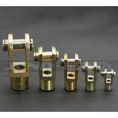 Free shipping 2 pcs Y Joint M4x0.7mm Female to Male Thread Pneumatic Cylinder Piston Clevis,F-M4X070Y