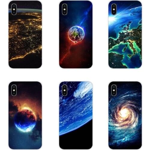 Phone Bag Case For Samsung A10 A30 A40 A50 A60 A70 Galaxy S2 Note 2 3 Grand Core Prime Landscape Looking at the Earth from Space