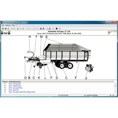 Deutz-Fahr AG Part Catalog v5.0.1 [2010]