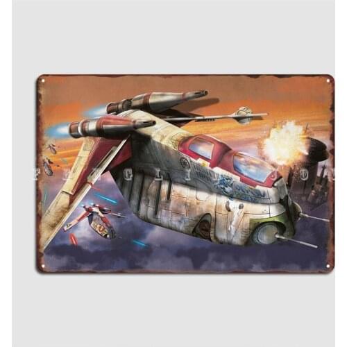 Attack Shuttle Poster Metal Plaque Cinema Garage Personalized Cinema Wall Decor Tin Sign Poster