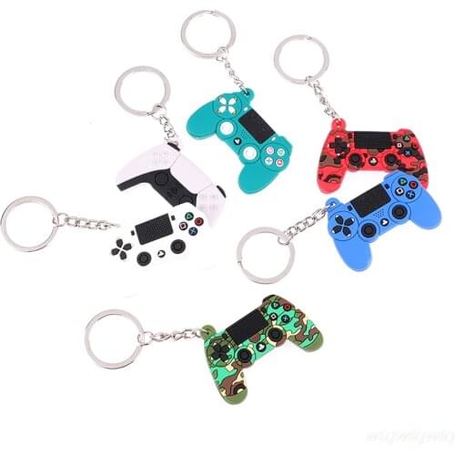 Cute Game Machine Keychain Gamepad Joystick Key Chain PS4 Game Console Keychains