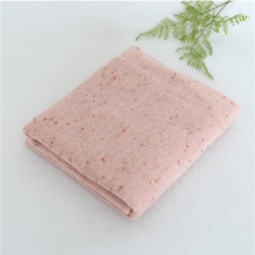 Soft Peach Colored Stretch Knit Blanket Posing Background Beanbag Fabric Blanket Bubble Newboorn Backdrop Speckled Fabric Layer