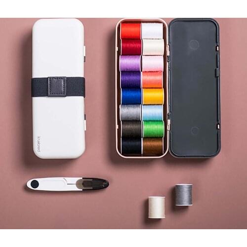 Double Layer Portable Travel Sewing Box Kitting Needles Tools Quilting Thread Stitching Embroidery Craft Sewing Kits