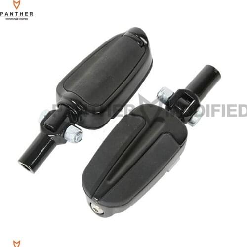 Motorcycle Passenger Foot Pegs Pedal Footrest Moto Foot Rest With Supports Mounts case for Harley Softail 2000 2001 2002-2006