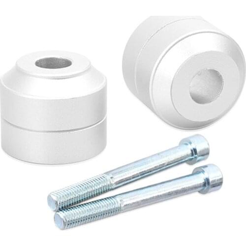 1 Pair Silver Motorcycle handle riser adapter for BMW F650/F700/F800GS 13-17