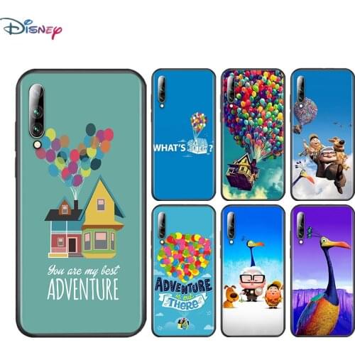 Disney Up Soft TPU Silicone For Samsung Galaxy A90 A80 A70 S A60 A50S A30 S A40 S A2 A20E A20 S A10S A10 E Black Phone Case