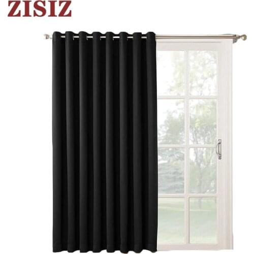 Blackout Curtains for Living Room Kitchen Solid Color for Bedroom Window Blinds Curtain Drapes Room Decoration Treatment