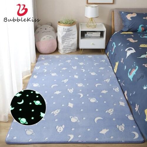 Bubble Kiss Luminous Carpets For Living Room Soft Sponge Home Decor Rugs Bedroom Fur Floor Mat Children Gift Kid Room Salon