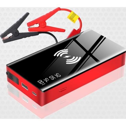 Car Jump Starter Power Bank 20000mAh Car Battery Power Bank with Wireless Charger LED Flashlight Digital Display TypeC Powerbank