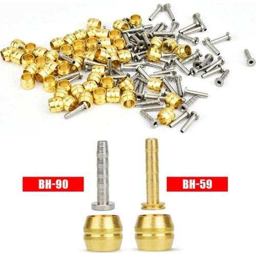 10 pairs MTB Bike Hydraulic disc brake Needle Olive Connect Insert for Olive shimano BH90 BH59 Bicycle oil brake tube hose