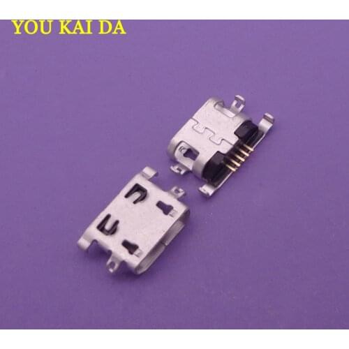 2PCS For Alcatel 1S 2019 5024 5024D 5024Y 5024K USB Charge Charging port Connector Plug Port Jack New micro mini usb socket