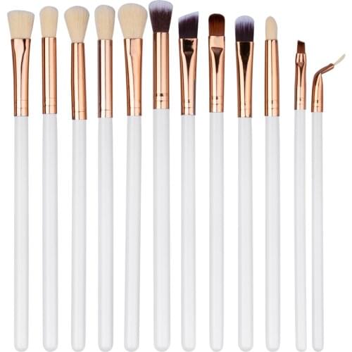 12pcs Female Makeup Brushes Eye makeup brushes Blush Eyeshadow Eyeliner highlighters Brushes beauty tools Cosmetics for face