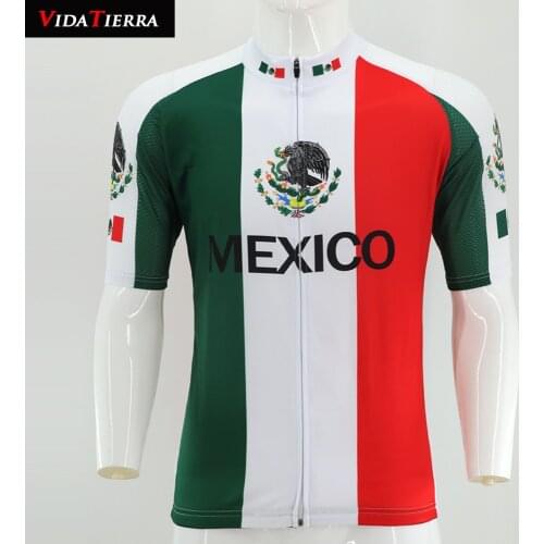 2019 VIDATIERRA cycling jersey green white red MEXICO pro racing team downhill jersey go pro mtb jersey classic cool Domineering