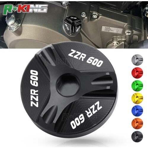 For Kawasaki ZZR600 ZZR 600 1993-2009 Motorcycle Accessories Engine CNC Oil Cup Cover Oil Filler Drain Plug Sump Nut Cap