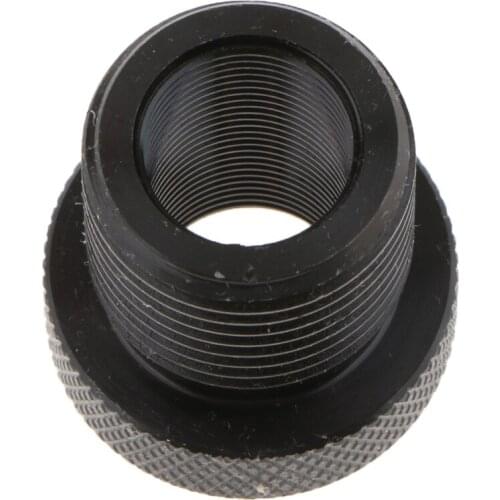 Automotive Car Oil Filter Knurled Fitting 1/2-28 to 3/4-16 - Black