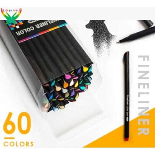 Fineliner color pen Needle pen 48/60 color color needle tube pen hook line pen hand account pen student art supplies