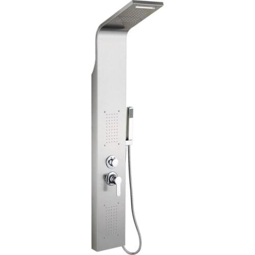 Dropshipping Hot Sales Shower Panel Waterfall Rain Shower Faucet Set SPA Massage Jet Bath Shower Column Shower Mix Tap Tower HWC