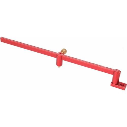 Aluminum Alloy Scribing Gauge Scribing Ruler 360° Circle Marking Ruler Scriber 300mm Carpenter Tool Woodworking Tools