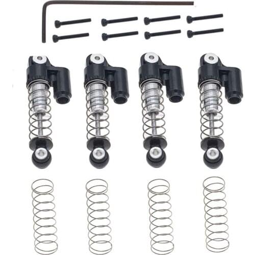 Aluminum Suspension Shock Absorber Set Assembled for 1/24 Axial SCX24 AXI90081 AXI00001 AXI00002 AXI00004 RC Crawler Car