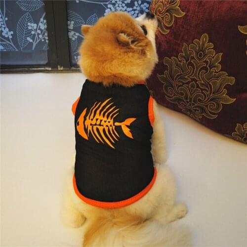 Summer beach Style puppy dog t shirt cheap breathable Mesh Pet dog Clothes for small dog vest