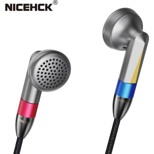 NiceHCK EBX21 HIFI In-ear Earphone Monitor 14.2mm Japan LCP Diaphgram Dynamic Driver Metal Sport Earbud With 5-axes CNC Process