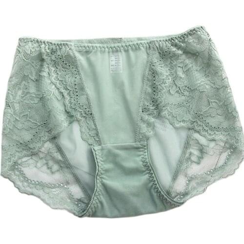 New Mesh Lace Seamless Women Panties Sexy Comfortable Briefs With Large Size and Many Multicolor Female Underwear Breathalbe