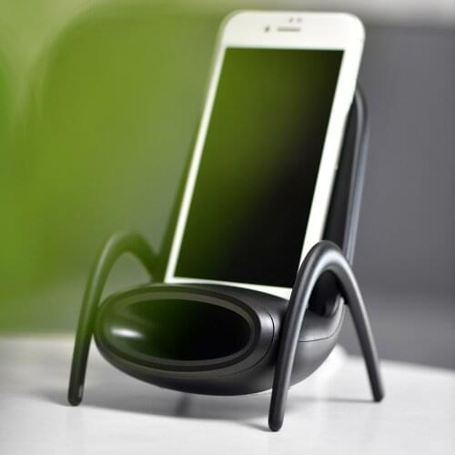 Chair-Shaped Mobile Phone Wireless Charging Bracket High-Speed Fast Wireless Charging Stand Speaker Function Phone Stand
