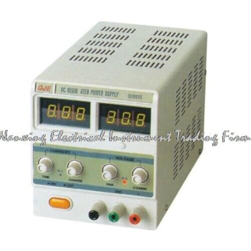 Fast arrival QJE QJ6003S USB PROGRAMMABLE DC LAB POWER SUPPLY Single phase 0~60V 0-3A resolution 100mV 1mA