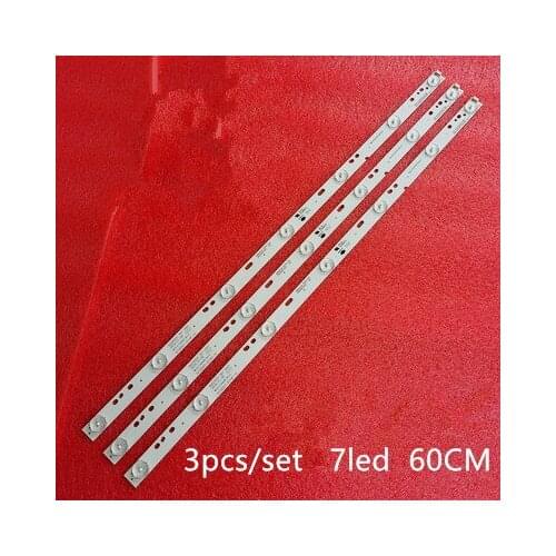 LED backlight 7 LEDs for 32E220E LED32C370 DLED32GC 3X7 BOEI320WX1-01 GC32D07-ZC14F-12