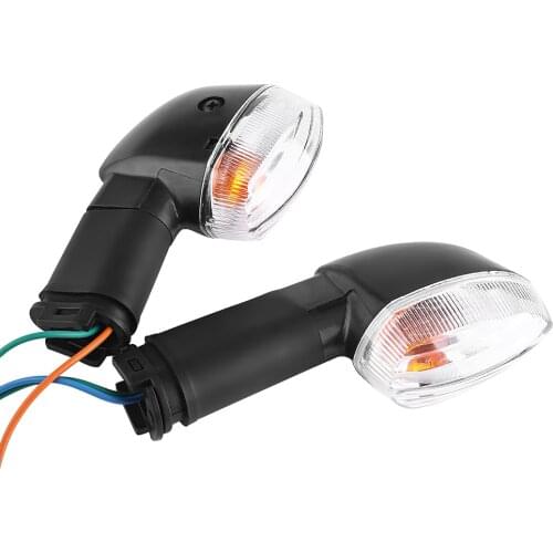 Motorcycle Turn Signal Light Indicator Lamp For Yamaha YZF R1 R6 FZ1 FZ6 With White Lens