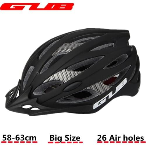 GUB XXL 56-63 Big Size Ultralight Bicycle Helmet Professional Road Mountain MTB Bike Cycling Helmet Removable Sun Visor 자전거 헬멧