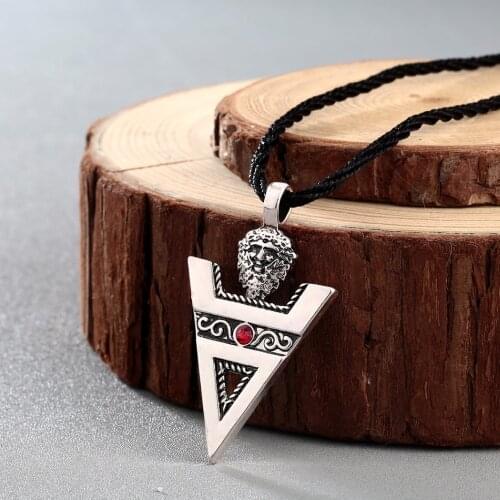 Vintage Men Necklace VELES Sign Of Veles Lavic Culture Pagans Sign fashion Amulet Veles Amulet Handcrafted Jewelry Women