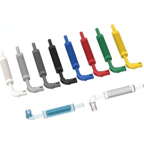 10PCS Replaceable 14682 Exhaust Pipe Parts Building Blocks High-Tech Assemble Replace Bricks Toy For Children Gifts