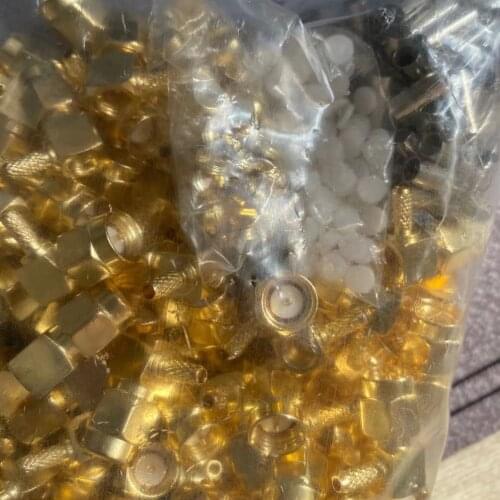 2Pcs SMA Male Plug Crimp Right Angle RF Coax Connector for RG316 RG174 LMR100