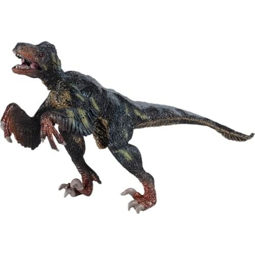 Q6PD 7’’ Simulation Dinosaur Figure Vivid Jurassic Animal Boutique Miniature Ornithomimus Toy Collection Glass Window Display