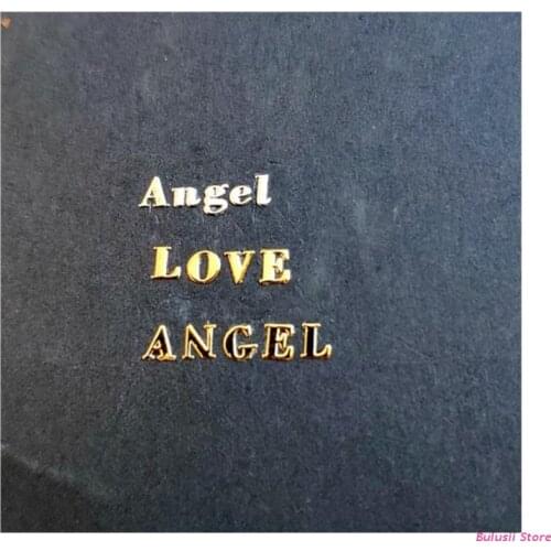 8 Sheets Shiny Alphabet Numbers Sticker Self Adhesive Letters Gold Silver AXYD