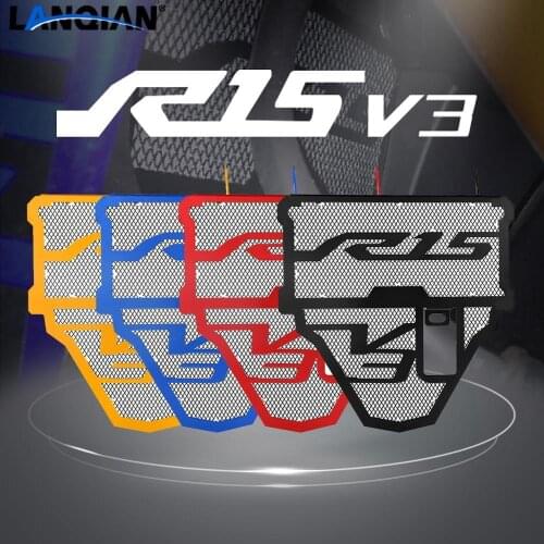 Motorcycle Aluminum Radiator Guard Grille Protector Cover For Yamaha YZFR15 V3 YZF R15 V3.0 2018 2019 2020 2021 Accessories