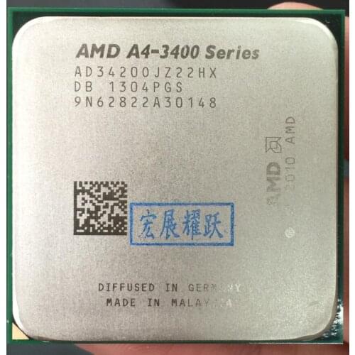 AMDAMD A4-Series A4-3420 A4 3420 Dual-Core cpu 100% working properly Desktop Processor 100% working properly Desktop Processor