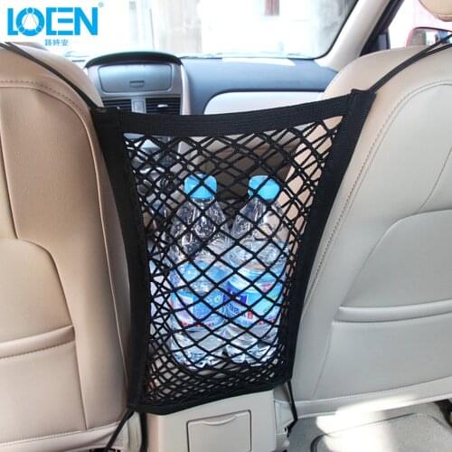 High Quality Car Truck Storage Luggage Hooks Hanging Organizer Holder Car Elastic Seat Bag Mesh Net Storage Bag Car Phone Holder