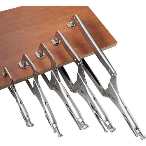 C-clamp Sheet Steel Clamp Plier 6/9/11 Inch Multi-function Locking Clamp Locking Vise Grip Welding Clamp Woodworking Clips