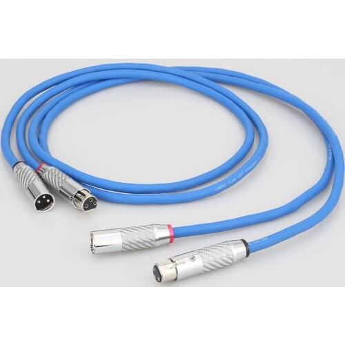 Cardas Clear Light XLR Interconnect Audio cable High Quality Carbon fiber 3pin XLR plug Amplifier CD DVD Player Balanced Cable