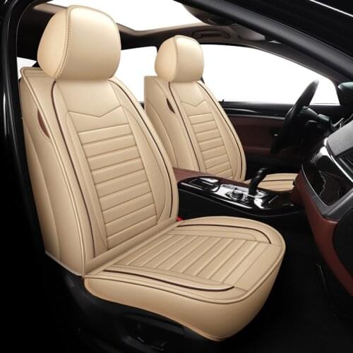 ZHOUSHENGLEE Universal Car Seat covers for Jaguar All Models XF XE XJ F-PACE F-TYPE brand firm soft pu auto accessories